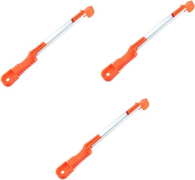 Raspvijlen Set - Metaalvijlen - Materiaal Bewerken - Kunststof Handgrepen - 30.5cm Lengte - Oranje