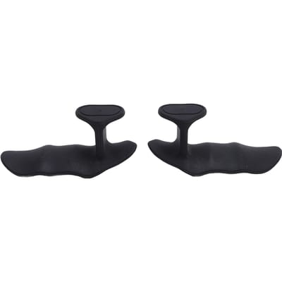 1 Paar Trainings Gewichtheffen Grips Antislip Rubber Sportschool Trainings Grips voor Bodybuilding zwart