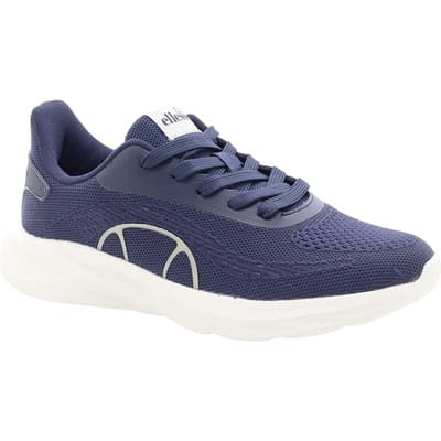 Ellesse Heren Como leren platte sportschoenen (Marine)