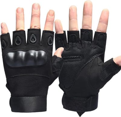 Nixnix® - Zomer Vingerloze Motorhandschoenen - Harde Knokkel -One size