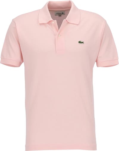 Lacoste Classic Fit polo - flamingo roze