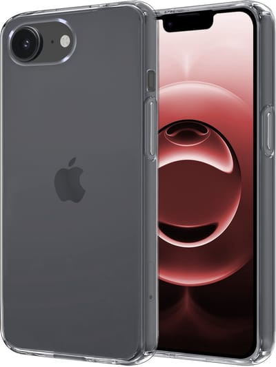 Hoesje - Geschikt voor Apple iPhone 16e / 17e - Sterk & Shockproof - Hoes Cover - Siliconen Case - Transparant