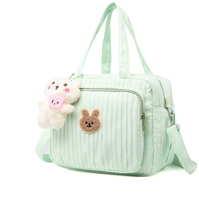 Schoudertas - Luiertas Tote - Luiertas - Reistas - Opbergtas - Leuke Luiertas - Schoudertas dames - Crossbody Schoudertas - Multifunctionele VerzorgingstasMet Geïsoleerde Zakken - Reistas - Dagelijks Gebruik - Voor Onderweg - Kraamcadeau - Groente