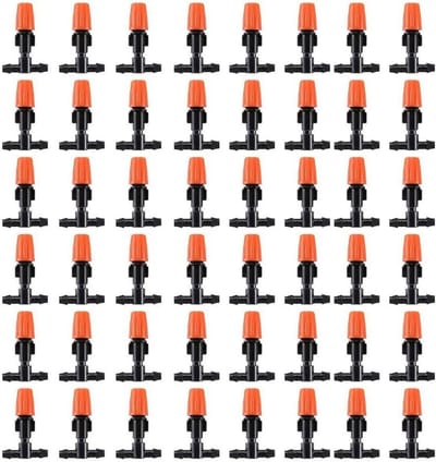 Instelbare Tuinsproeiers - 50 Stuks - Irrigatiedruppels en Nevel voor Tuin
