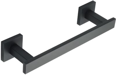 Dailygoods - Zwarte Handdoekhouder Wandmontage, Handdoekhouder (30CM)