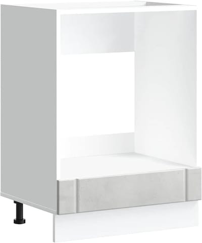 Inbouwkast voor Oven en Keukenapparatuur in Betonlook - Ovenmeubel