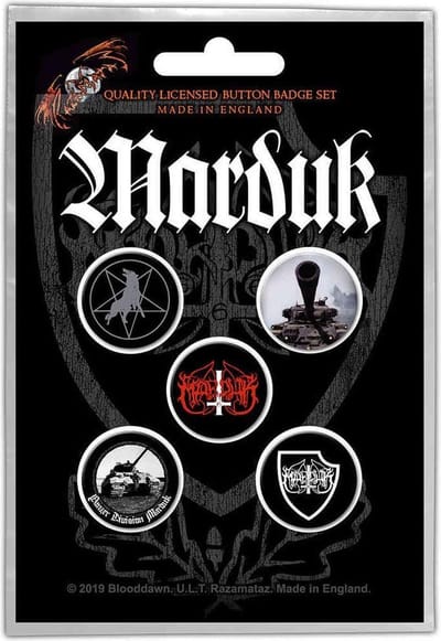 Marduk - Panzer Division Badge/button - Set van 5 - Multicolours