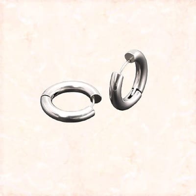 Jobo by Jet - Go round earrings - Zilveren oorbellen - Stainless steel - Basic ronde oorbellen