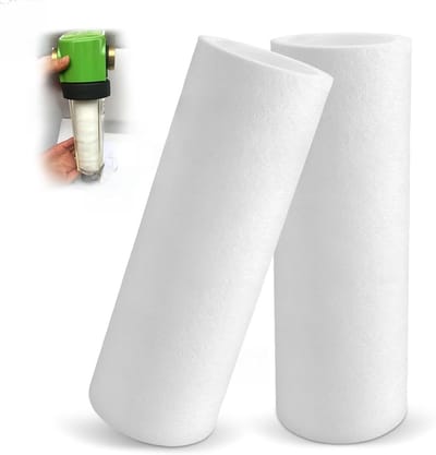 Vervangingsfilters 50 µm voor huiswaterfilter, hoogwaardig PP-katoen, compatibel met diverse waterfilters, 2 stuks kaarsfilter voor optimale waterkwaliteit