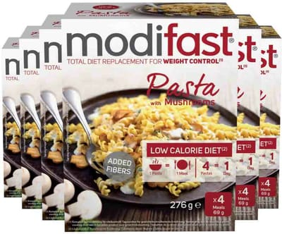 Modifast Weight Control Pasta Mushrooms - 6 x 4 x 62 gr - Voordeelverpakking