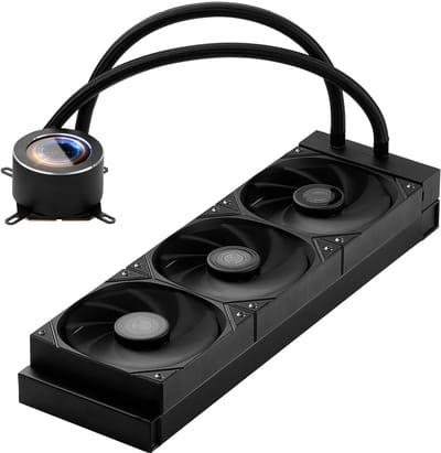 CPU Waterkoeler - 3x120mm PWM Ventilatoren - 5.3 Cm LCD - Integrale Pomp - Perfect voor Overklokken en Zware Belasting
