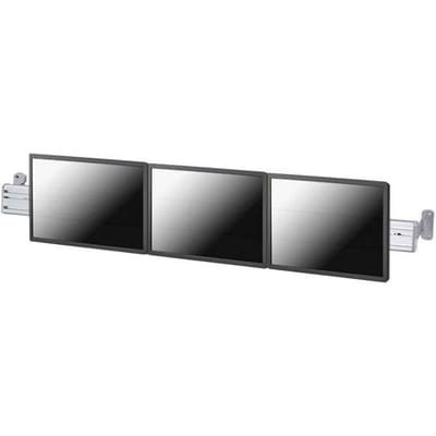 Neomounts FPMA-WTB100 Wandbeugel voor monitor Aantal monteerbare displays: 3 Display(s) 25,4 cm (10) - 61 cm (24) Zilver Vast