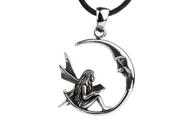 etNox - pendant Elf in Moon - 925 silver