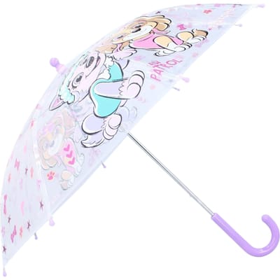 Paw Patrol Rainy Days Paraplu - Paars - Skye & Everest