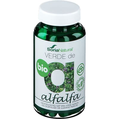 Digestive supplement Soria Natural Alfalfa 80 Units