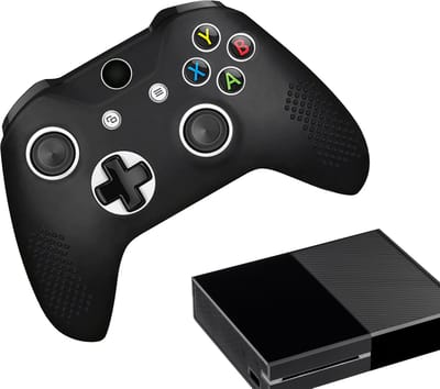 Gadgetpoint - Hoesjes & Skins voor Xbox One - Performance Gaming Case - Soft Grip Covers - Anti-Slip Controller Accessoires - Zwart
