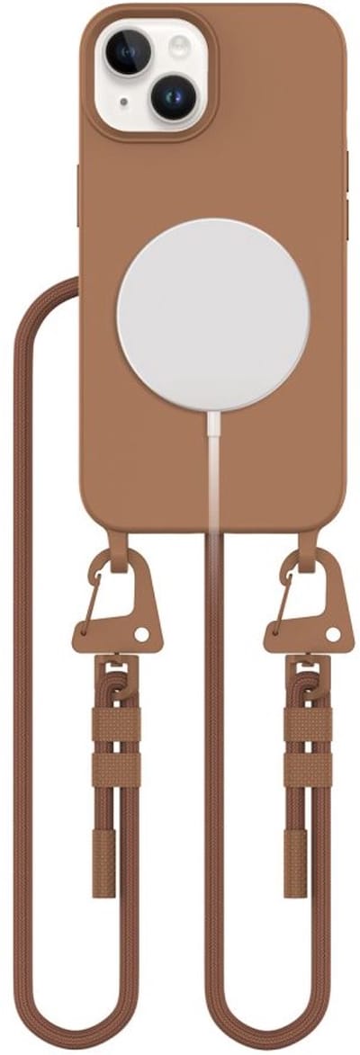 Tech-Protect MagNecklace MagSafe Case for iPhone 15 - Brown