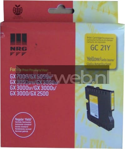 Ricoh GC-21Y gelcartridge geel (origineel)
