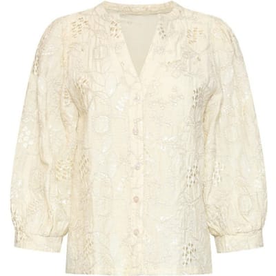 Smashed Lemon blouse 26325 - Offwhite/Silver