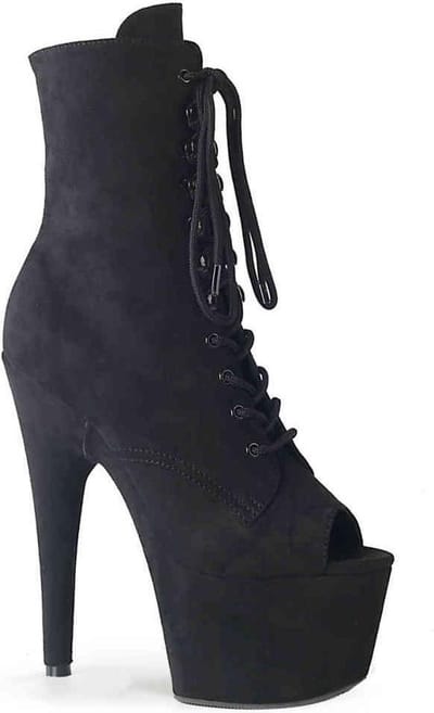 Pleaser Enkellaars -35 Shoes- ADORE-1021FS Zwart