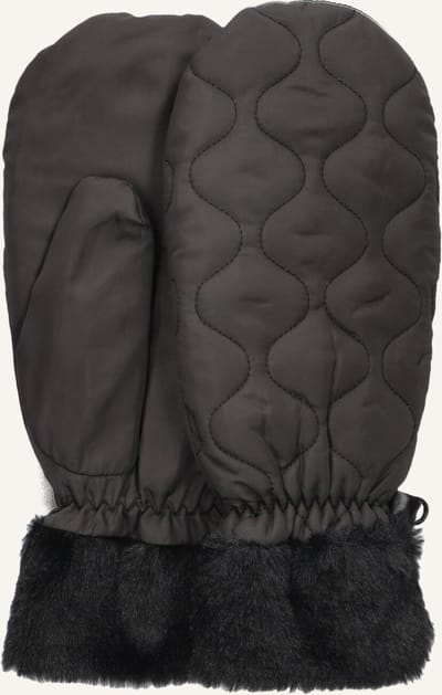 Becksondergaard Makara Puff Mittens Handschoenen Dames - Zwart - Maat XS/S