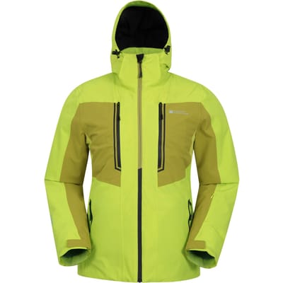 Mountain Warehouse Heren Phase Extreme Waterdichte Ski jas (Groen)
