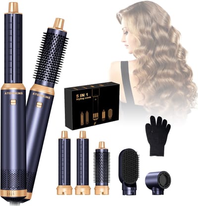 UKLISS Multistyler 5-in-1 Krultang Ionisch Keramisch – Voor Vrouwen Lang Haar – Cadeau Idee