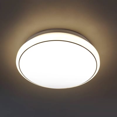 Leuchten Direct Mars - Moderne LED Plafondlamp - 1 lichts - Ø 350 mm - Wit - Woonkamer | Slaapkamer | Keuken