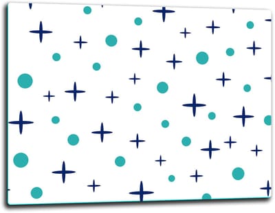 TMK ArtDeko Serie - Glazen Snijplank - 52x40cm - Veilig Gehard Glas