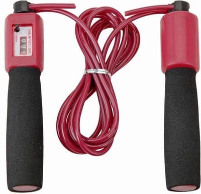 XQ Max Springtouw met teller Fuchsia