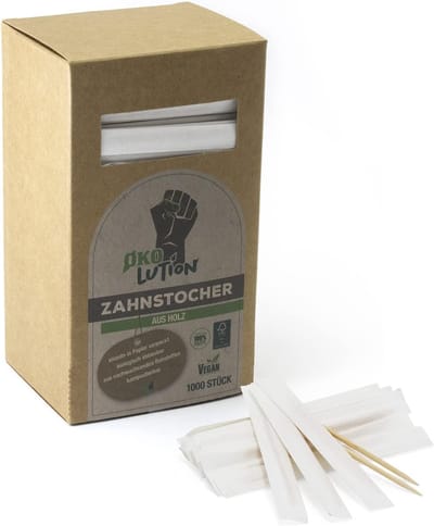 Houten Tandenstokers 1000 Stuks - Veilige en Hygiënische Party Picks voor Snacks en Knutselen