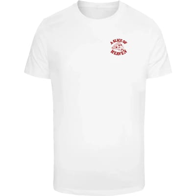 Mister Tee - Slice Of Heaven Pizza Heren Tshirt - XS - Wit