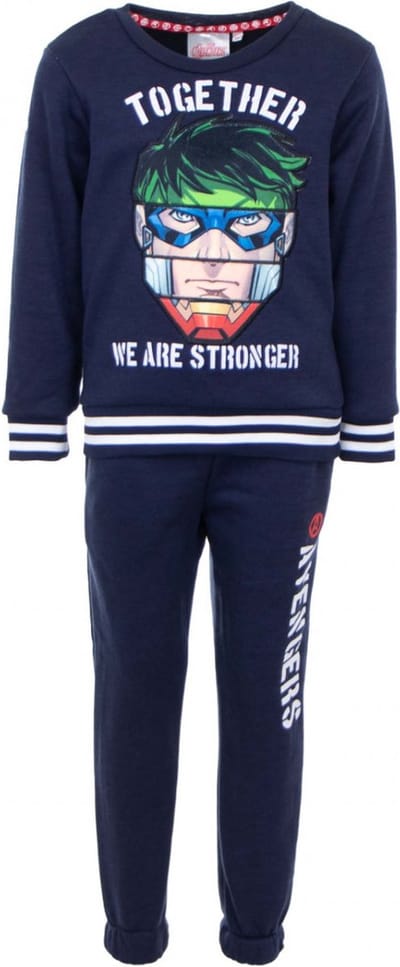 Avengers set joggingpak Blauw 104