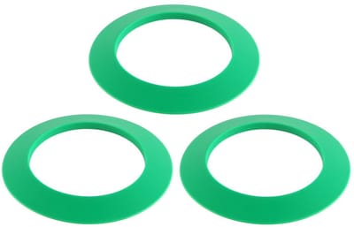 Dailygoods- Putting Cup - 3-delige Set - Siliconen - Geschikt voor Indoor/Outdoor - Duurzaam - Diameter 15,5 cm - Trillingsvrij - Golfcup