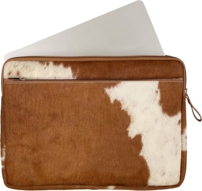 laptophoes bruin 13inch 25x35cm (bos taurus taurus)