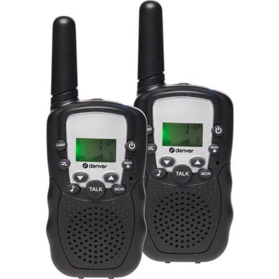 Denver Walkietalkie - 8 kanalen - Tot 5km bereik - Set van 2 - Zaklamp - WTA449
