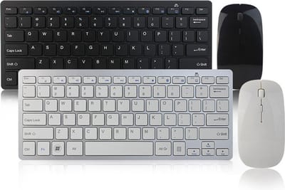 Sefaras Draadloze toetsenbord met muis - Wireless Keyboard - QWERTY - Zwart