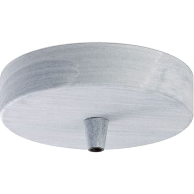 Home Sweet Home - Plafondkap Beton - 11/11/4.5cm - 1 licht Planfondkap - Ronde plafondrozet - metaal - inclusief aansluit box en montage beugel -