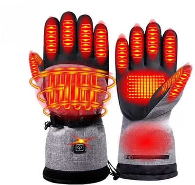 Verwarmde Handschoenen Winter – Elektrische, Oplaadbare Waterdichte Thermohandschoenen voor Fiets, Motor, Ski & Wandelen – Handwarmers Heren Dames tegen Koude Handen