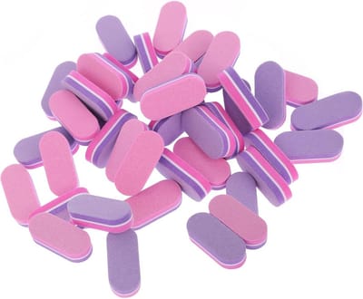 Solidchoice - Mini Nagelvijlen 50 Stuks Dubbelzijdig Voor Manicure