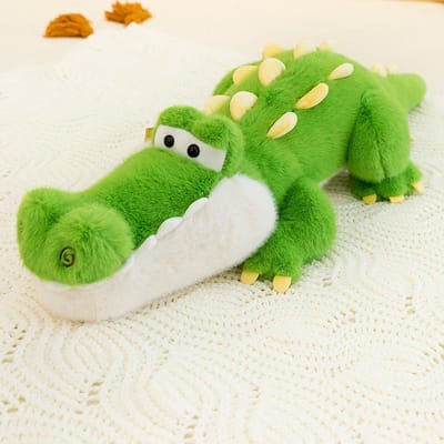 Mignon 50cm Animal en Peluche Dessin Animé Crocodile Poupée Jouet en Peluche Décoration de Maison Oreiller en Peluche Crocodile Dessin Animé Garçon Cadeau d'Anniversaire 50cm vert