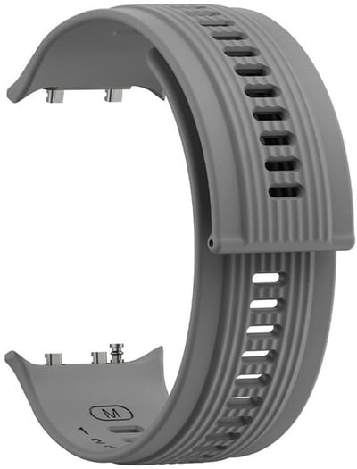 Siliconen bandje - geschikt voor Huawei Watch D2 - space grey