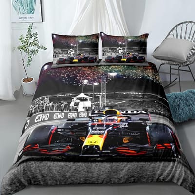 Fysieke Formules Dekbedovertrekset VK Eenpersoons Tweepersoons Queen US Twin Full King Size Bedlinnenset 140x210cm gray