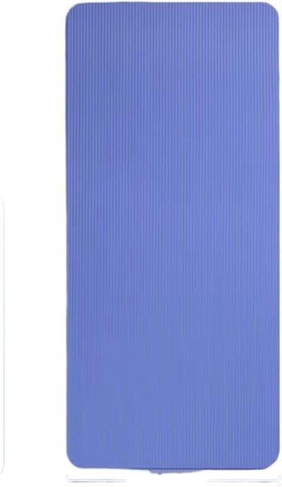 Dikke Yogamat - Oefenmat Fitness - Thuis Sporten - Antislip Ontwerp - 185 x 60 cm - Blauw