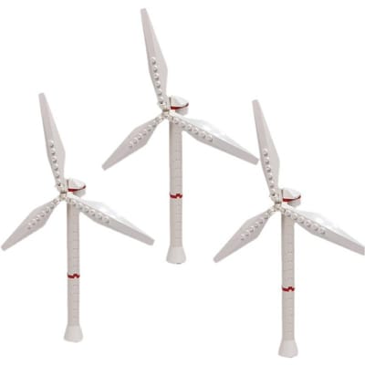 Bouwstenen MOC bouwmodel Windmolen tuinscène decoratie DIY bouwstenen speelgoed