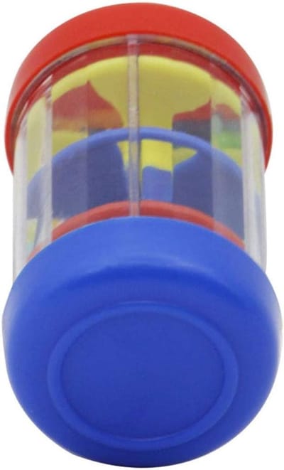Muziek Regenmakerspeelgoed - Kindermuziek Instrument - Sensorische Ontdekking - Levendig Kleurrijk Ontwerp - 9 x 5 x 5 cm - Multicolor