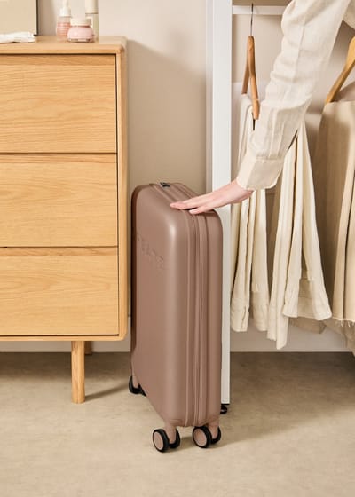 CREATE - Opvouwbare harde handbagagekoffer van polycarbonaat met TSA-slot en multidirectionele wielen - Opvouwbare cabine S - LUGGAGE STUDIO FOLDABLE