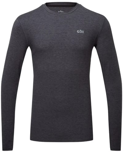 Gill Base Layer Uv-werende Langarm T-shirt Grijs S Man