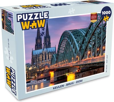 Puzzel Keulen - Brug - Dom - Legpuzzel - Puzzel 1000 stukjes volwassenen
