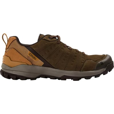 Oboz Sypes leren lage wandelschoenen voor dames (Hout)